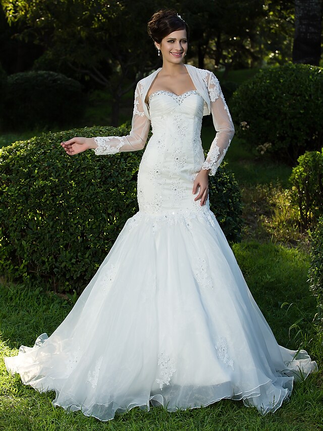  Esküvői ruhák Seprűuszály Szív-alakú Csipke Val vel 2023 Nyár Menyasszonyi ruhák