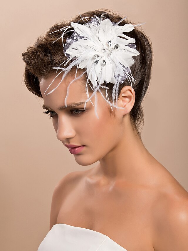  Gorgeous Tulle Wedding Bridal White Flower/ Corsage/ Headpiece