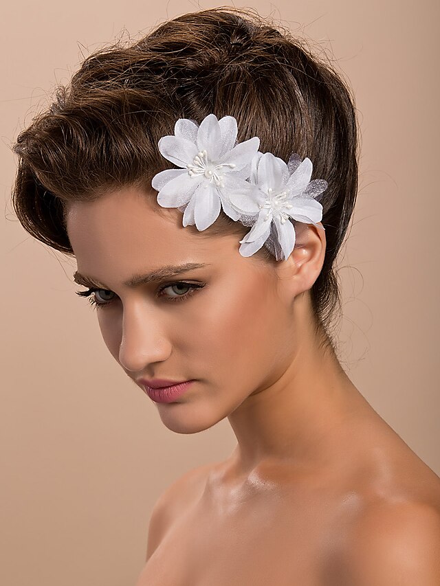  Satin Fascinatoren / Blumen / Kopfbedeckung mit Blumig 1pc Hochzeit / Besondere Anlässe / Normal Kopfschmuck