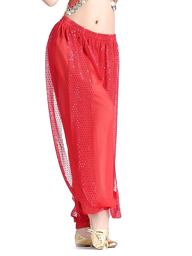 Dancewear Chiffon Belly Dance Bottom For Ladies More Colors