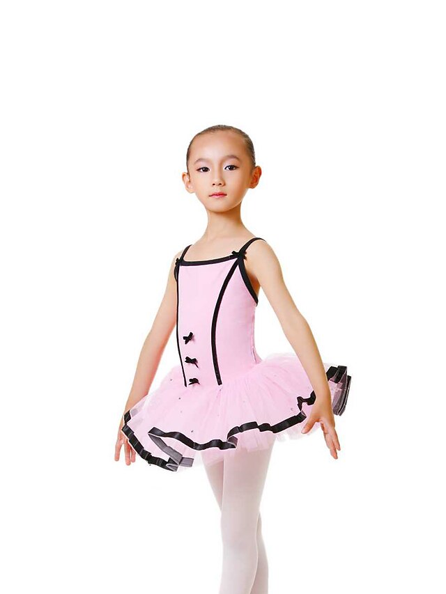  Performance Dacewear Cotton Kids Sleeveless Ballet Tutu Dress More Colors