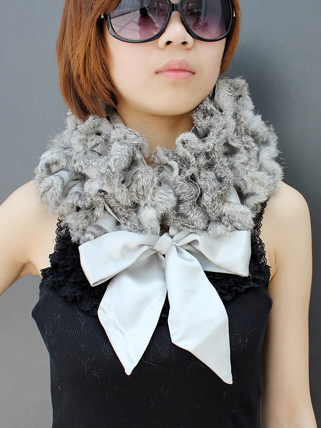  Feather/Fur Party Evening Casual Office & Career Bow Scarves
