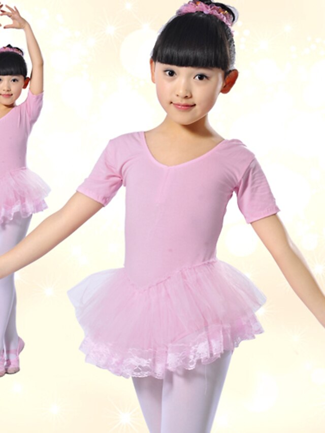  Salle de bal Vêtements Jolie Lycra Avec Tulle Ballet Danse Dress For Children