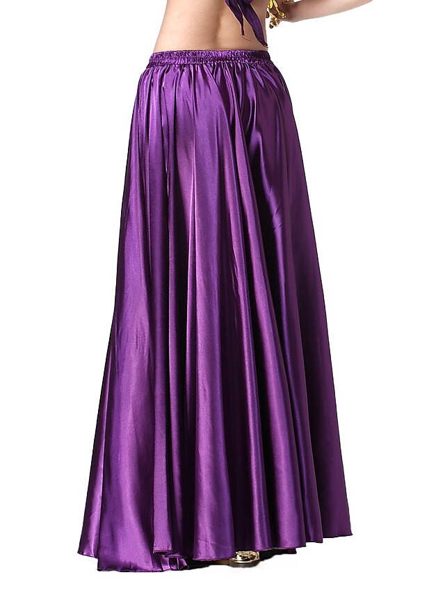  Belly Dance Skirt Women's Training Natural Satin / Ballroom