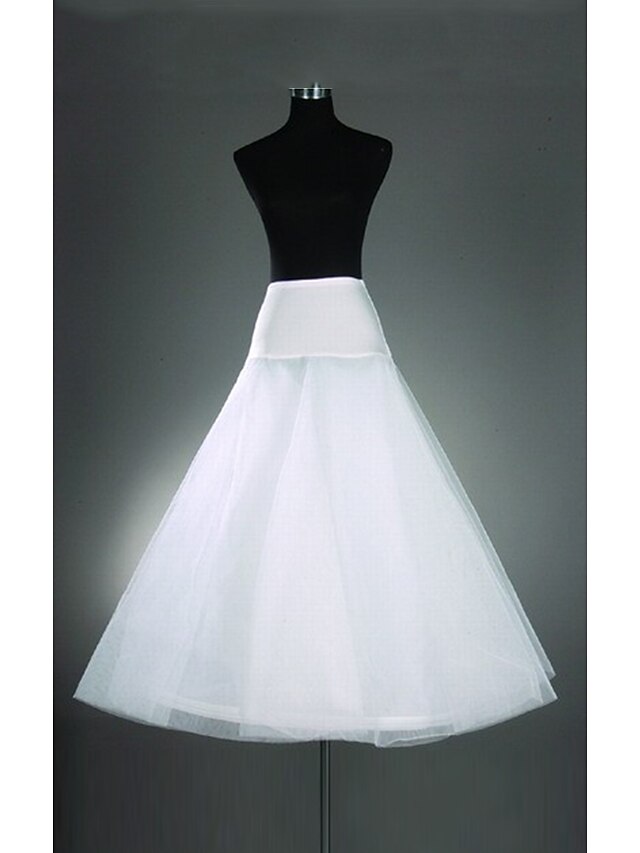  Wedding / Special Occasion Slips Organza / Lycra Floor-length A-Line Slip with