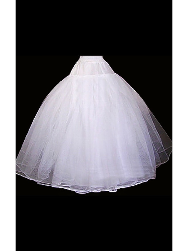  Wedding / Special Occasion Slips Organza Floor-length Ball Gown Slip with