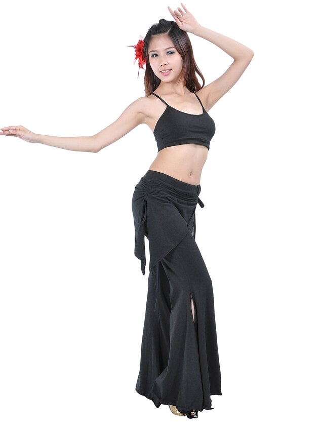  Belly Dance Outfits Women's Training Rayon Nylon Half Sleeve Natural