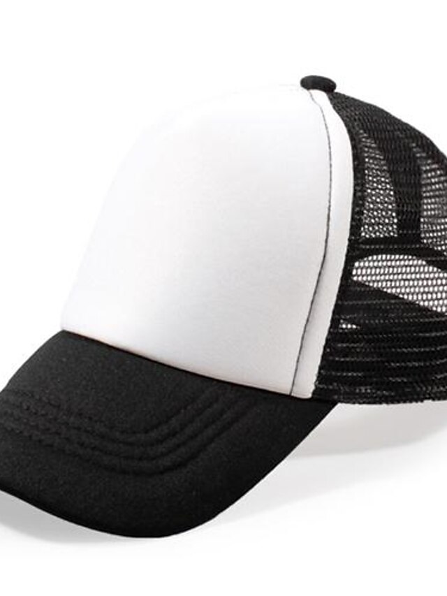  Unisex Baseball Cap Nylon Other Polyester Casual Summer Black / Hat & Cap