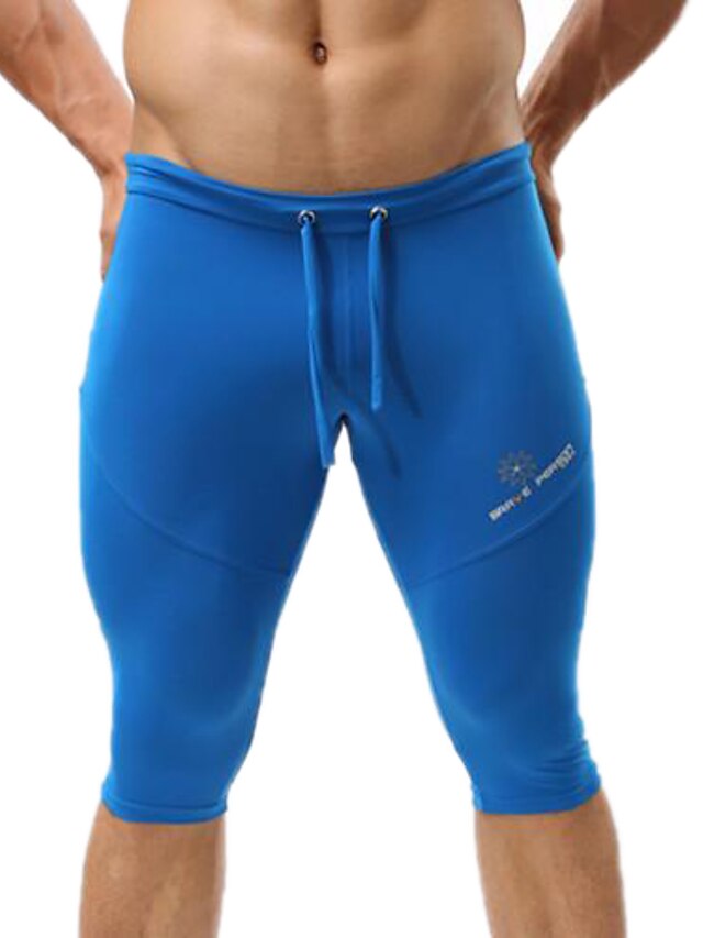  Heren Blauw Slips, shorts en broeken Zwemkleding - Effen S M L
