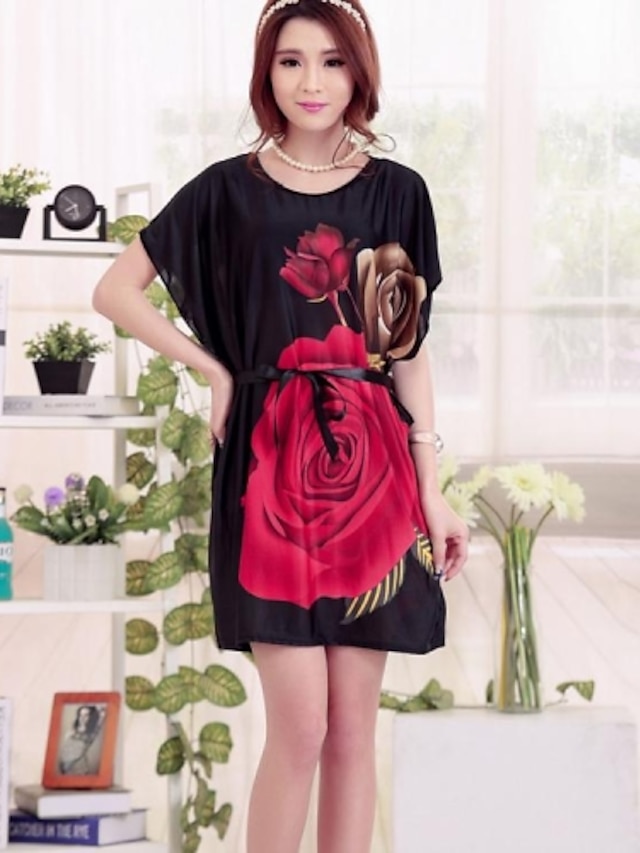  Women's Daily Loose Dress