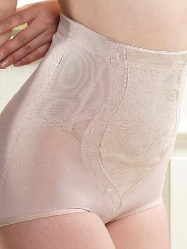  alta cintura delgada de panty ropa interior atractiva de la talladora de las mujeres