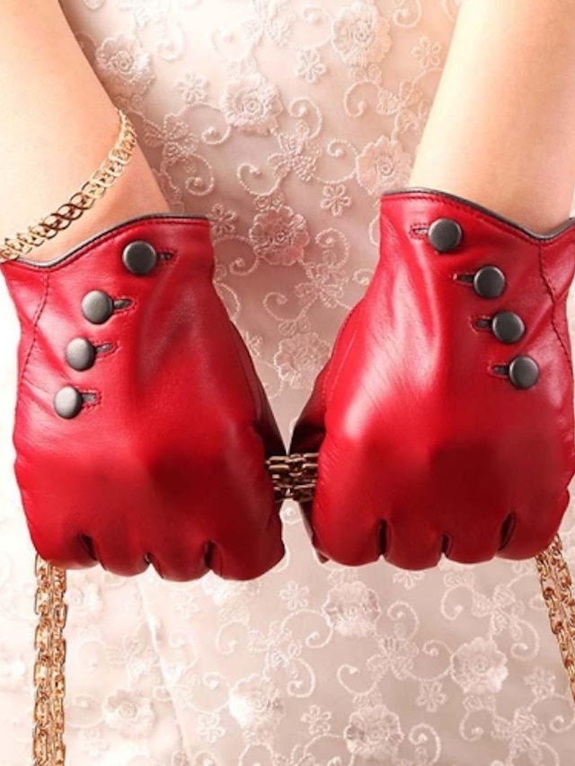  Dames Chic & Modern Klassieke Stijl Effen vingertoppen Handschoenen - 