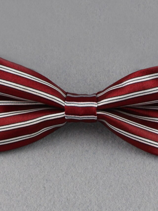  Men's Party / Work / Basic Bow Tie - Striped