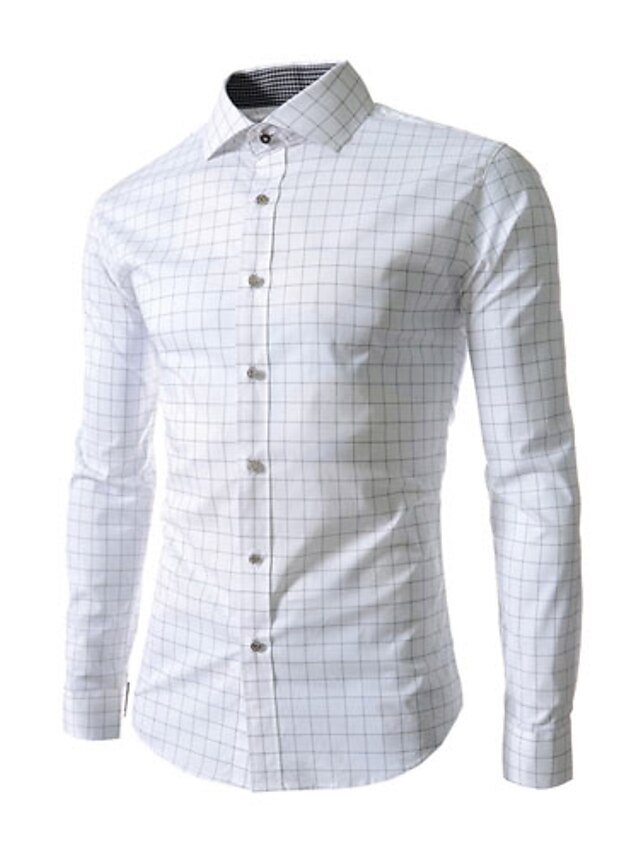  Men's Chic & Modern Shirt - Solid Colored, Formal Style