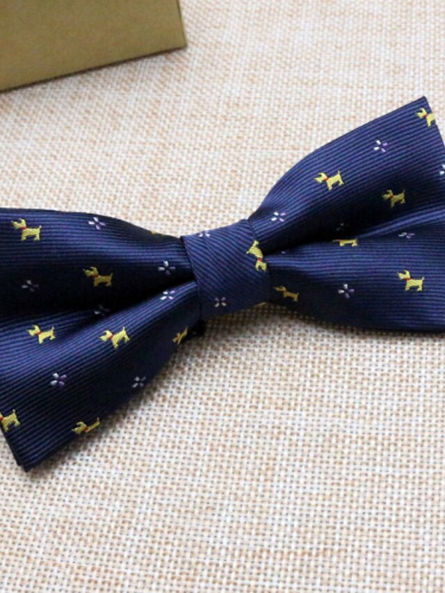  Unisex Party / Work / Basic Bow Tie Print