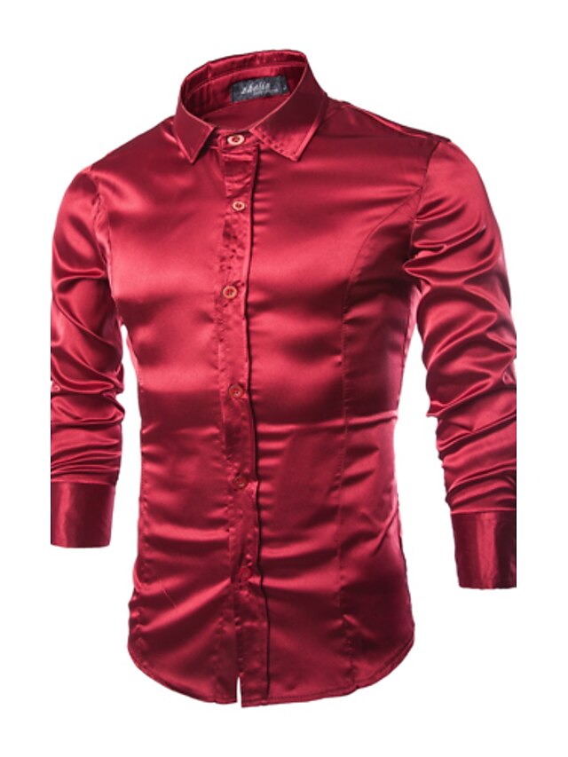  Men's Casual Shirt - Solid Colored