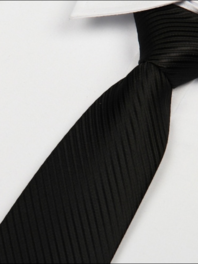  Homme Travail / basique / Soirée Cravate - Style classique, Couleur Pleine