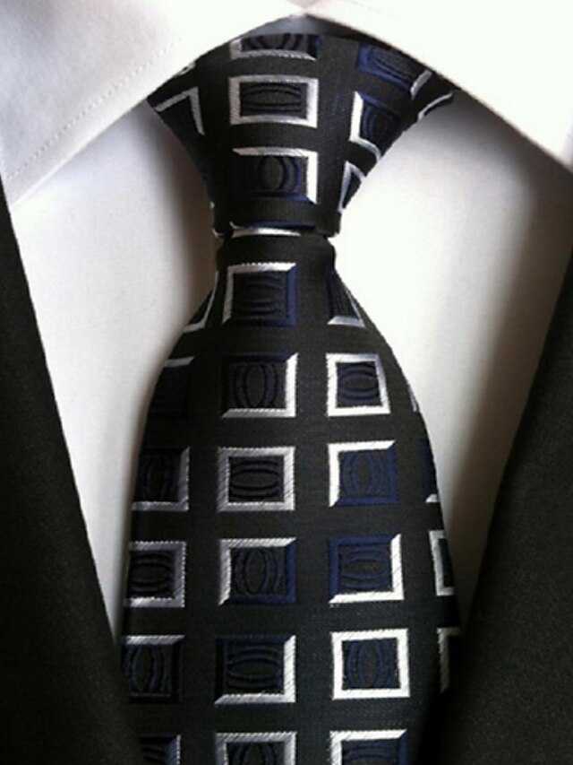  Men's Party / Work / Basic Necktie - Color Block Print