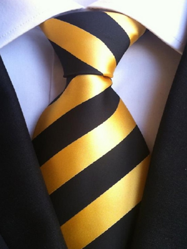  Men's Work / Basic / Party Necktie - Striped