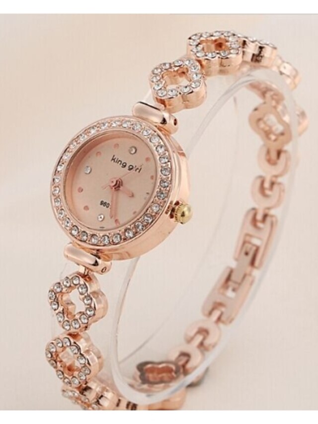  Hot King Girl Brand Gold A Variety Of Styles Bracelet Alloy Diamond Wrist Watches Fashion Casual Dress Watch Cool Watches Unique Watches Strap Watch