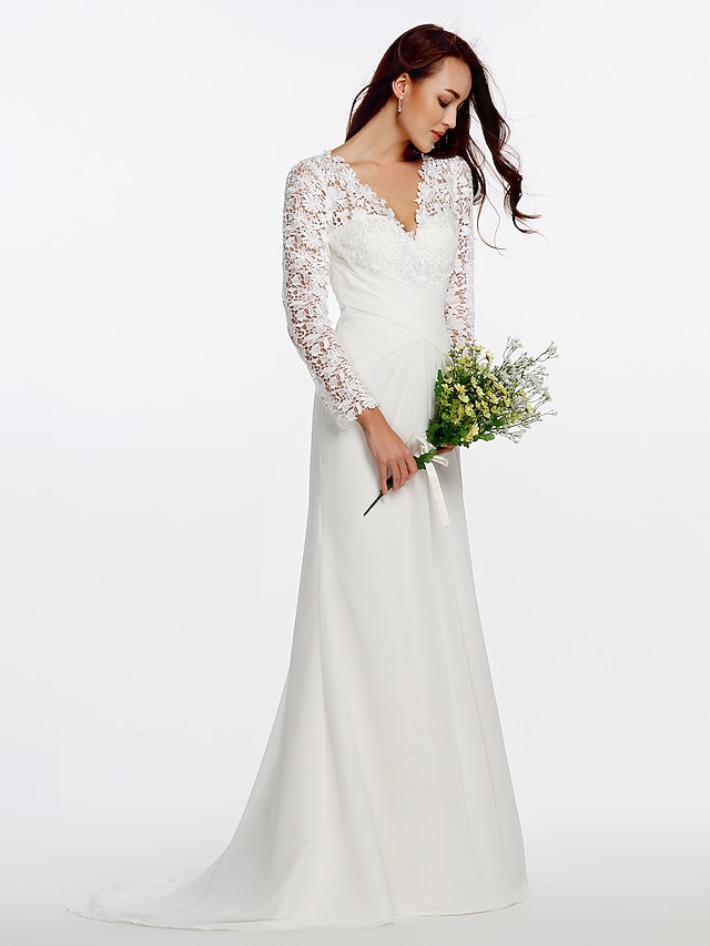 Lakshmigown Bohemian Wedding Dress Vestido De Novia 2021 V Neck Beach Bridal Gow