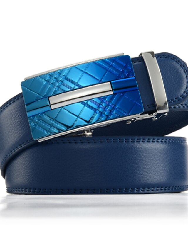  Voor heren Riem Leder Blauw Tailleriem Effen