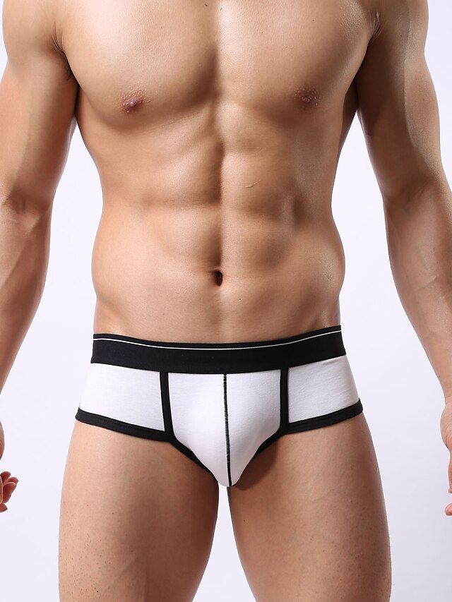  Sexy men's cotton elastic cartoon stamp boxer underwear