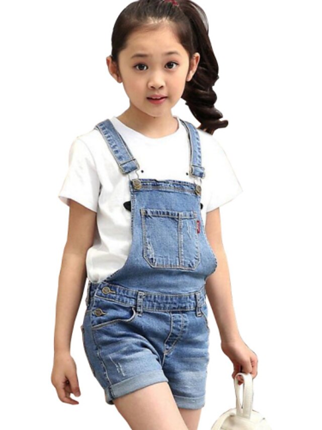  Girls' Jeans Dresswear Cotton Daily 3D Printed Graphic