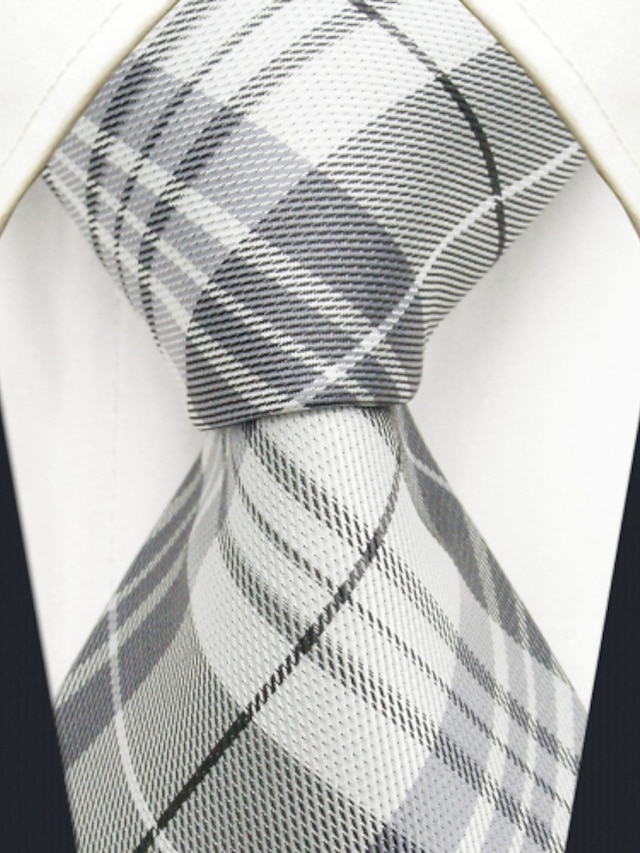  Men's Work Necktie - Plaid