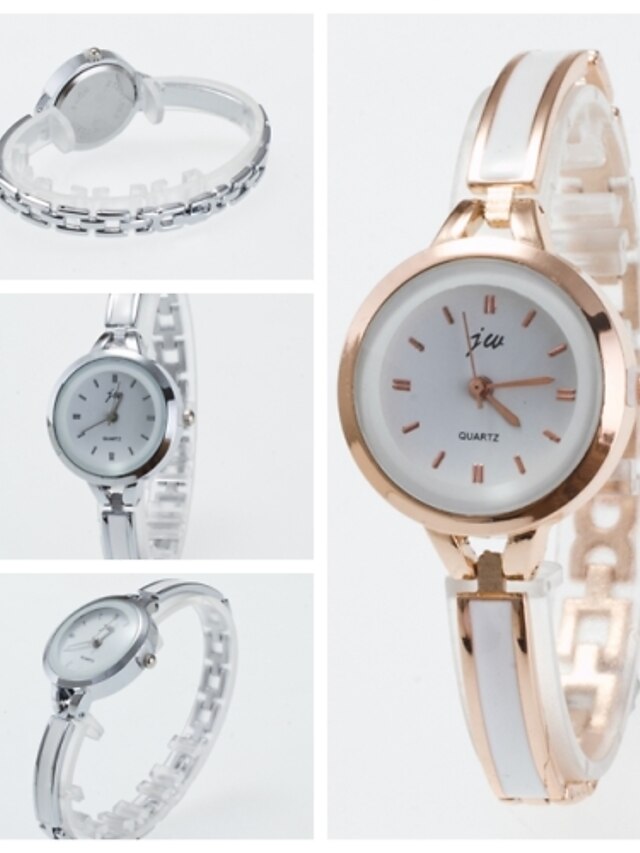  Mulheres Bracele Relógio Relógio de Moda Quartzo Venda imperdível Cerâmica Banda Amuleto Preta Branco Prata Ouro Rose