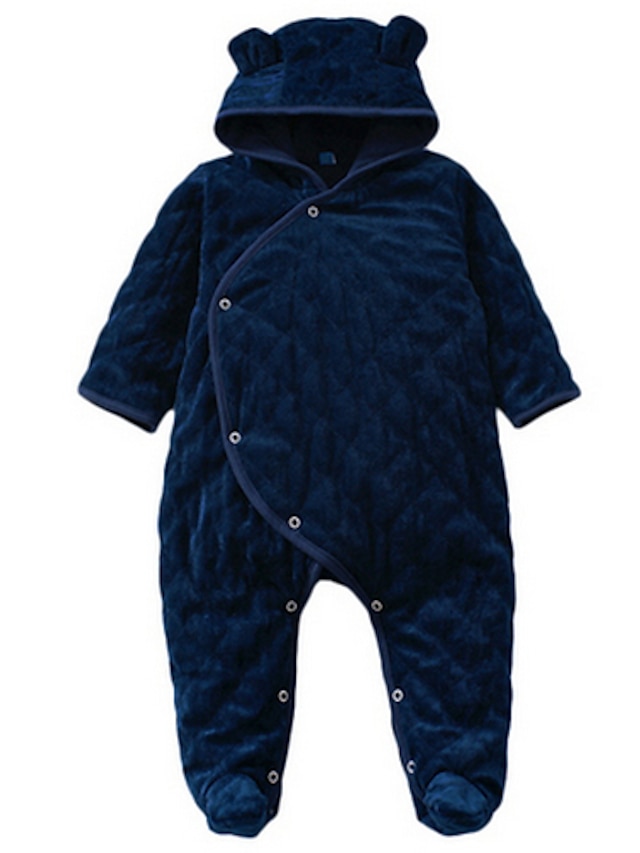  Baby Unisex Langarm Baumwolle Anzug & Overall