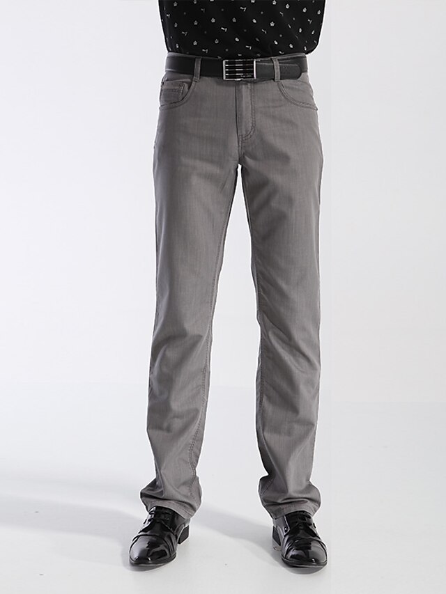  sete Brand® Masculino Jeans Calças Cinzento Claro-799S801393