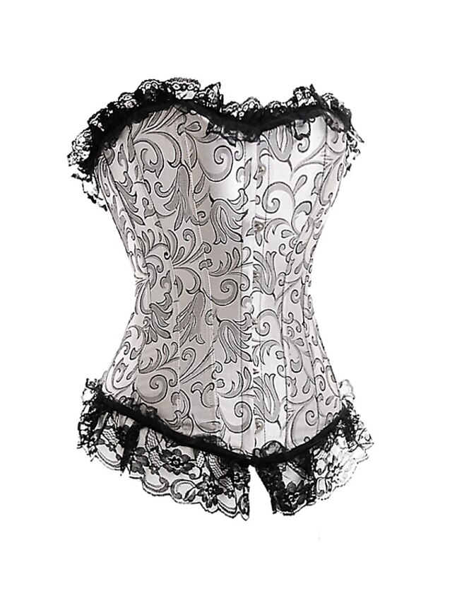  Women Stain Boned Overbust Corset