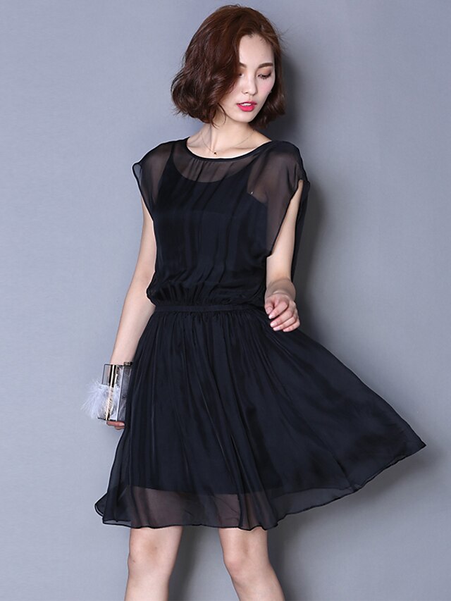  Women's Daily Street chic Chiffon Dress