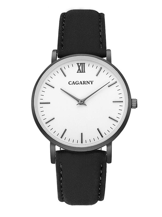  reloj del reloj / de la manera de los hombres cagarny / simple reloj / reloj / estudiante del cuarzo de Japón / reloj casual / reloj negro