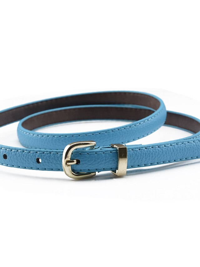  Women's Party / Work / Active Skinny Belt - Solid Colored / Basic