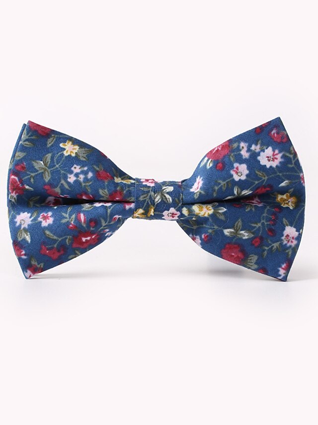  Men's Party / Work / Basic Bow Tie - Floral Print