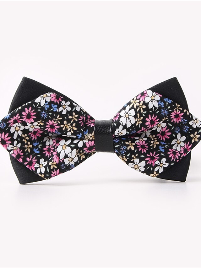  Men's Party / Work / Basic Bow Tie - Floral Print
