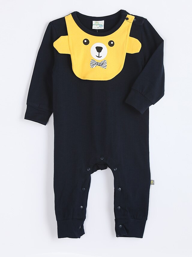  Daily Animal Cotton Overall & Jumpsuit Navy Blue 9-12 Months(80cm)