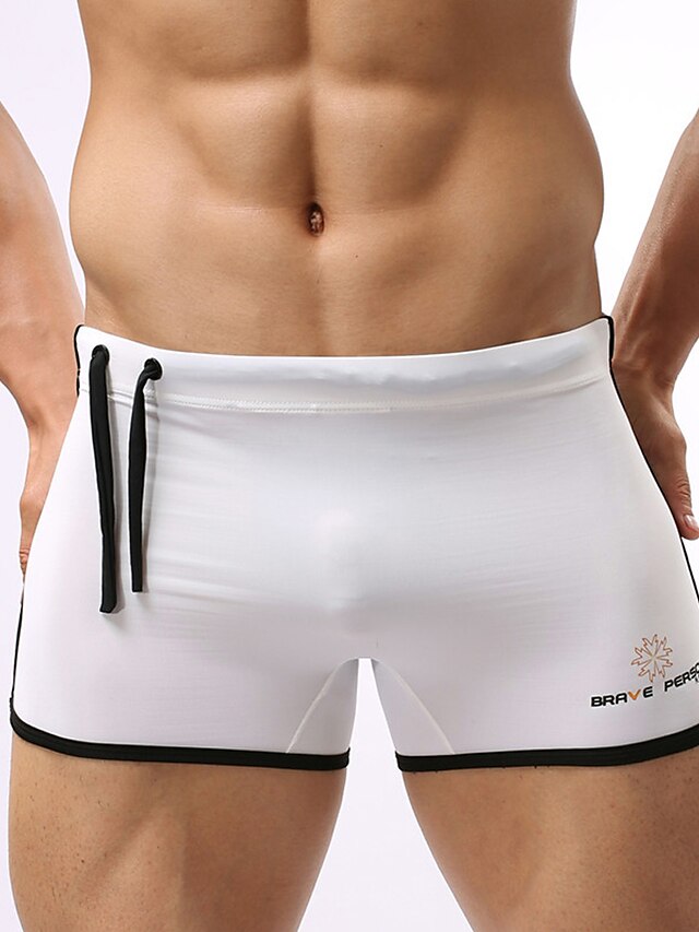  Men's Shaping Panty Solid Colored White Black Fuchsia