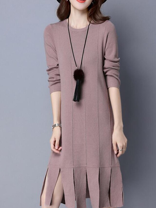  Women's Going out / Daily Simple A Line Dress