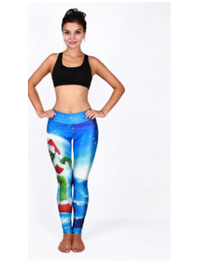  Women's Polyester Print Legging,Print ONE-SIZE fits S to M, please refer to the Size Chart below.