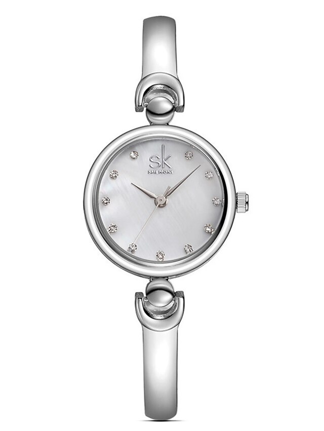  SK Damen Armbanduhr Goldene Uhr Quarz damas Armbanduhren für den Alltag / Analog Purpur Blau Rosa