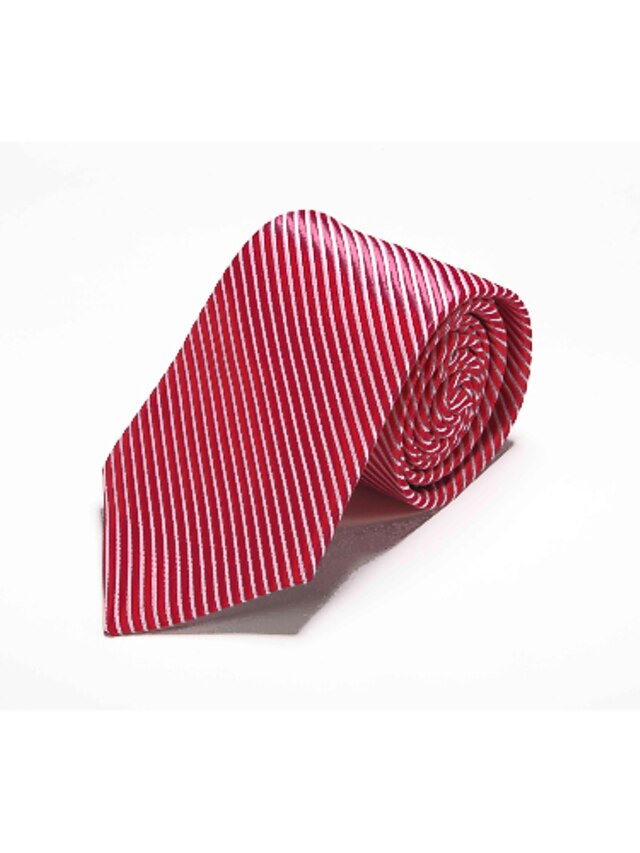  Cravatta Da ufficio / Casual,Per tutte le stagioni Poliestere A strisce