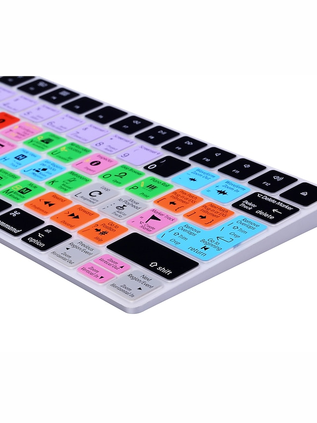  XSKN® Logic Pro X 10.3 Shortcut Silicone Keyboard Skin for Magic Keyboard 2015 Version (US/EU Layout)