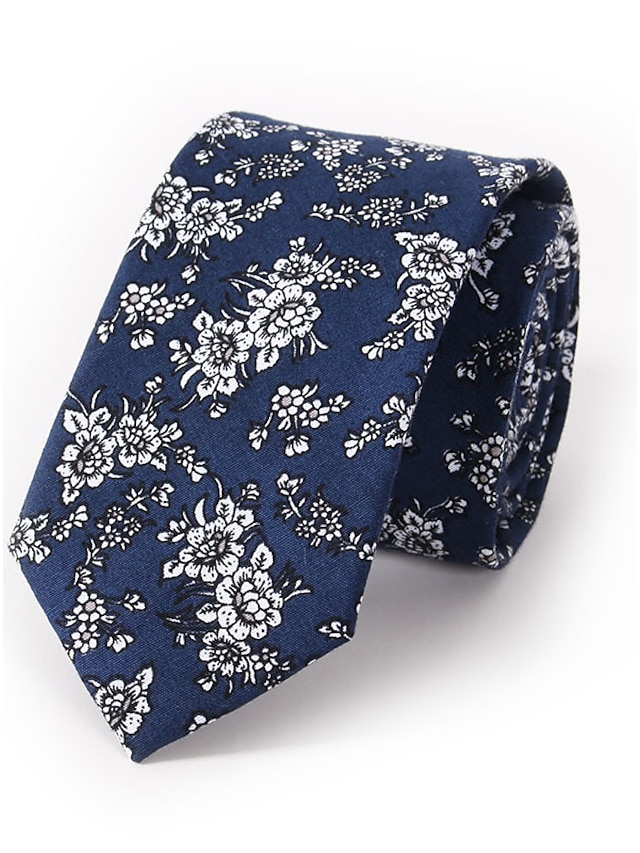  Bărbați Imprimeu Fulare Cravată