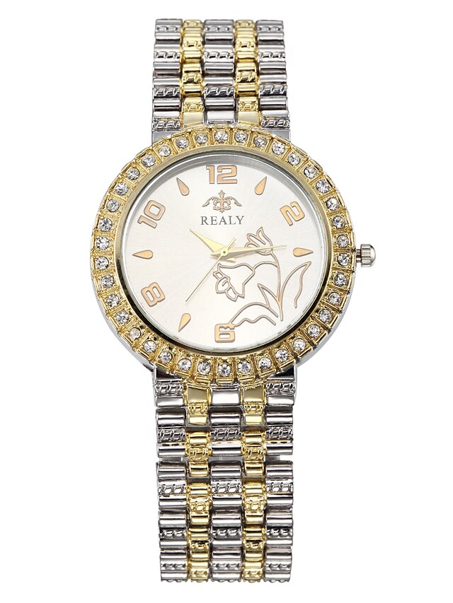 Pentru femei Ceas de Mână Diamond Watch Quartz Argint / Auriu cald Vânzare Cool / Analog femei Casual Modă Elegant Ceas Elegant - Auriu Argintiu Roz auriu / Argintiu