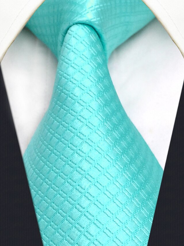 Men's Party / Work / Basic Necktie - Jacquard / Solid Colored Basic