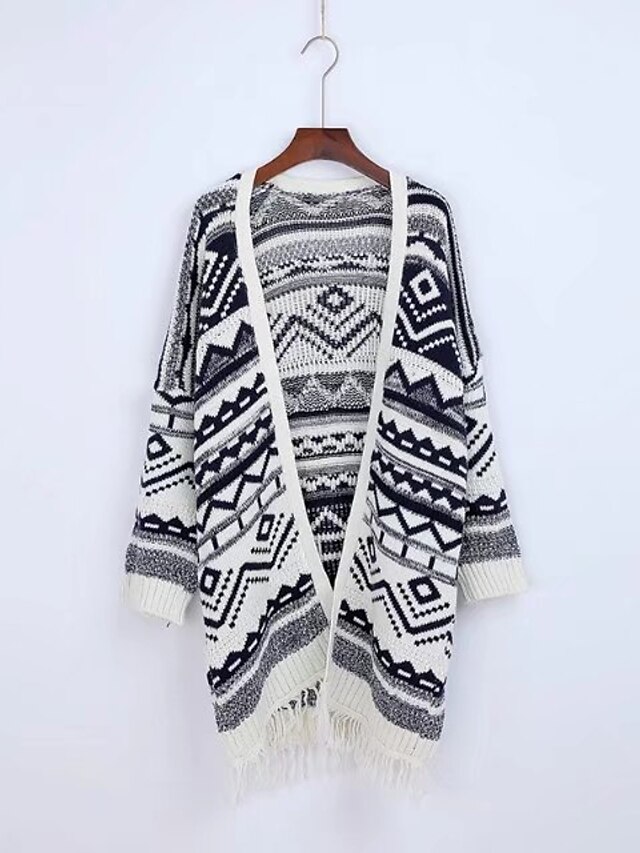  Women's Going out Daily Casual Long Cardigan