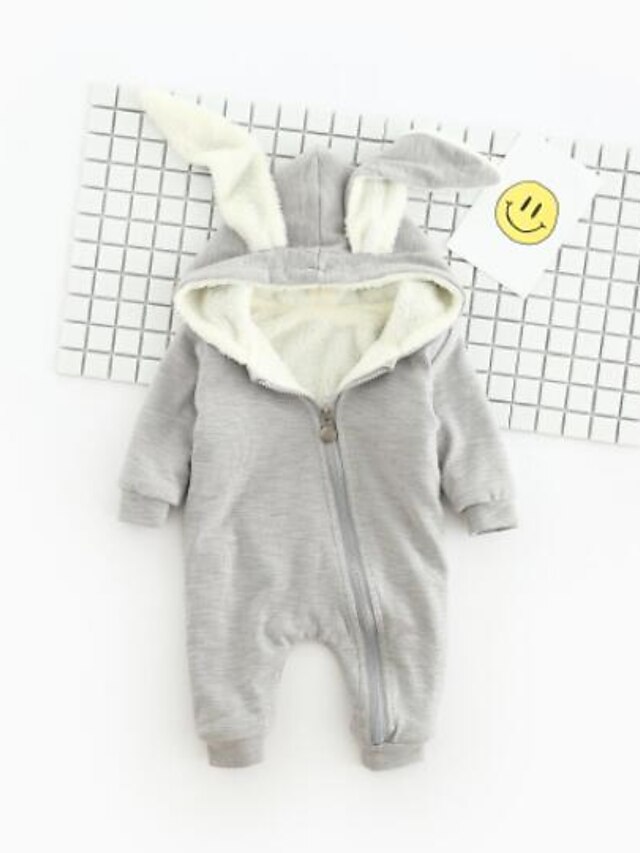  Baby Baby Daily Simple Overall & Jumpsuit Winter Cute Casual Green White Blushing Pink Beige Gray